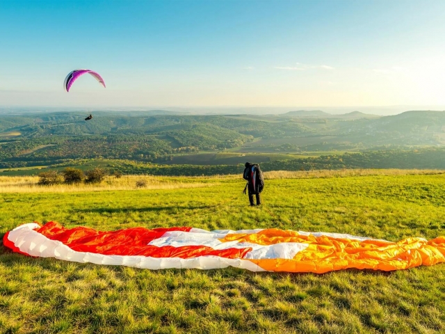  Gleitschirmflug in Somosierra 