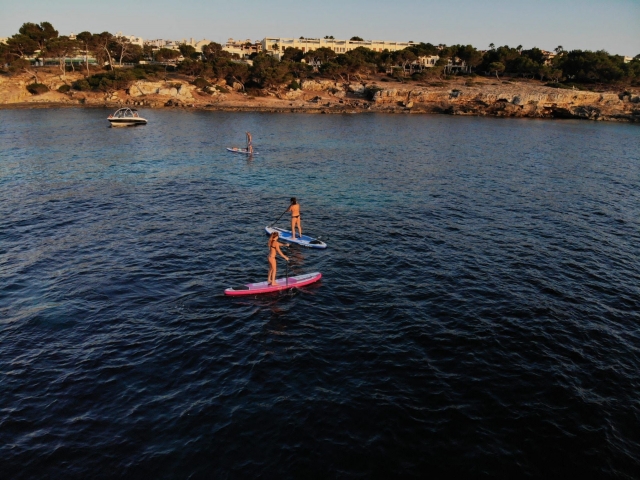  SUP à travers la réserve marine de la baie de Palma 