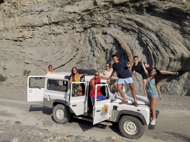 route vers le désert de Tabernas en 4x4 