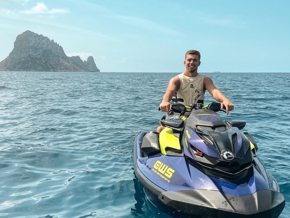 Circuito en moto de agua en Ibiza