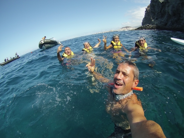  Plongée dans les grottes marines de Los Cristianos
