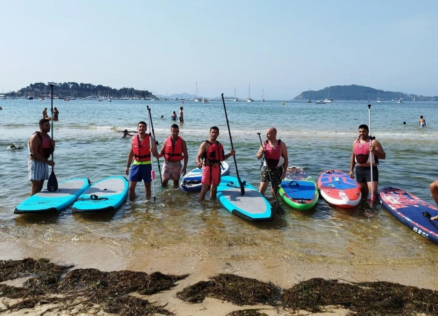  Équipement de paddle surf préparé 