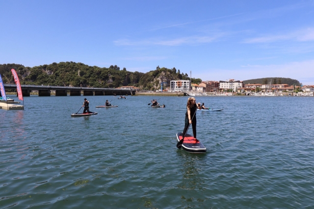 Sur la planche SUP 