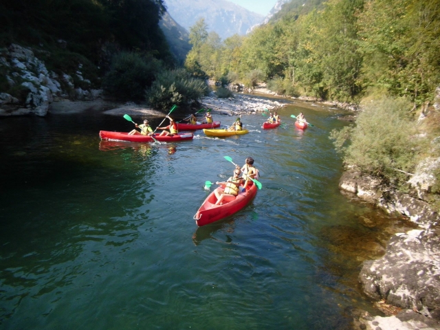  Kanuroute auf dem Cares River 