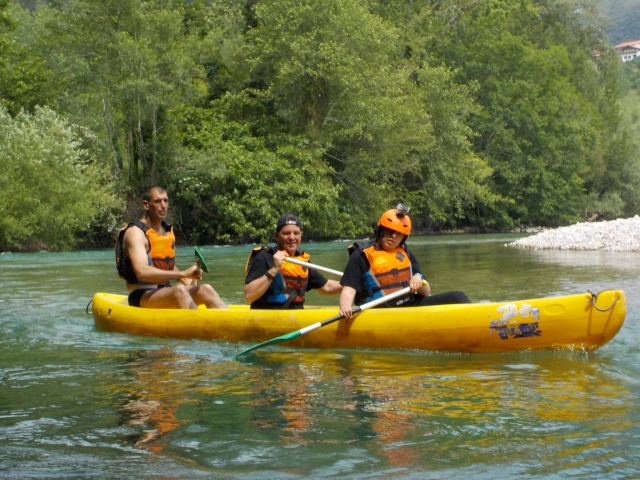  Route on the Deva river near Panes