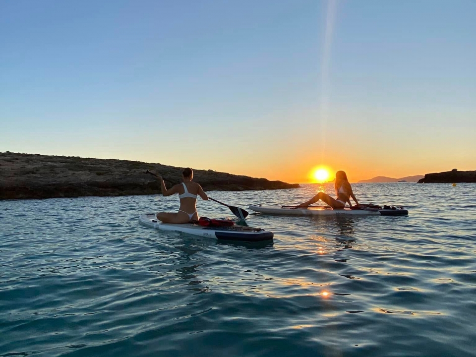 Alquiler de paddle surf en Formentera