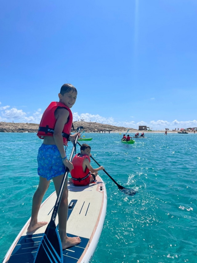  passeio de paddle surf em Illetes 