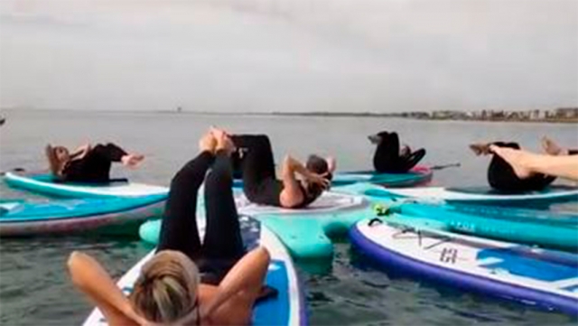  Aulas de Pilates em pranchas de paddle surf em Castellón 