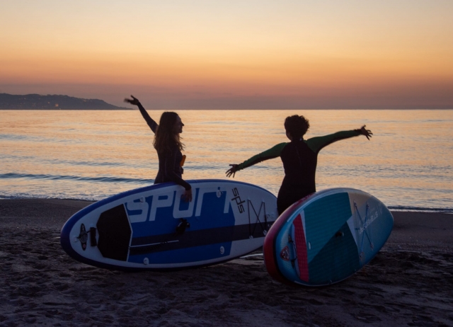  Aulas de SUP Fitness na praia de Heliópolis 