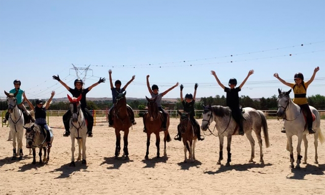 Campamento de verano de equitación en Madrid