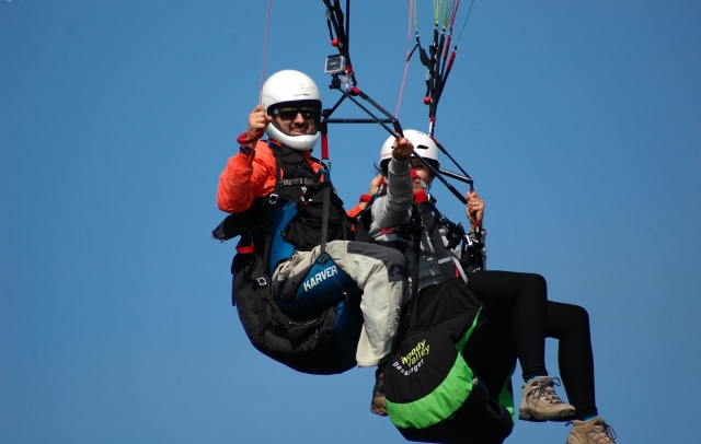 Tandem parepente con instructor