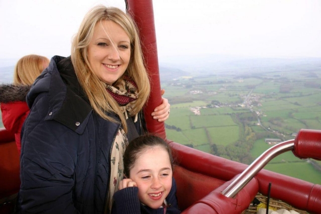  Mit Kindern im Ballon fliegen 