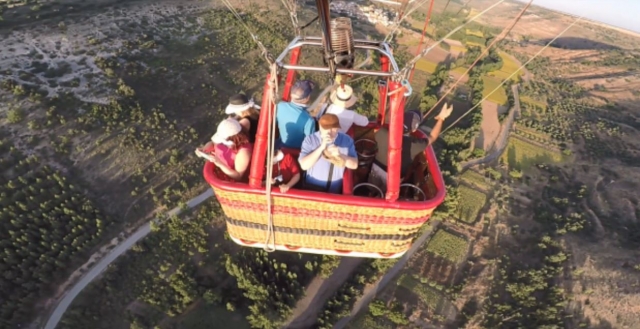 Volando en globo sobre Brihuega