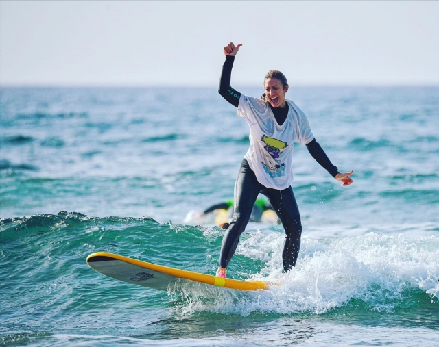 Surfeando con éxito en Tenerife