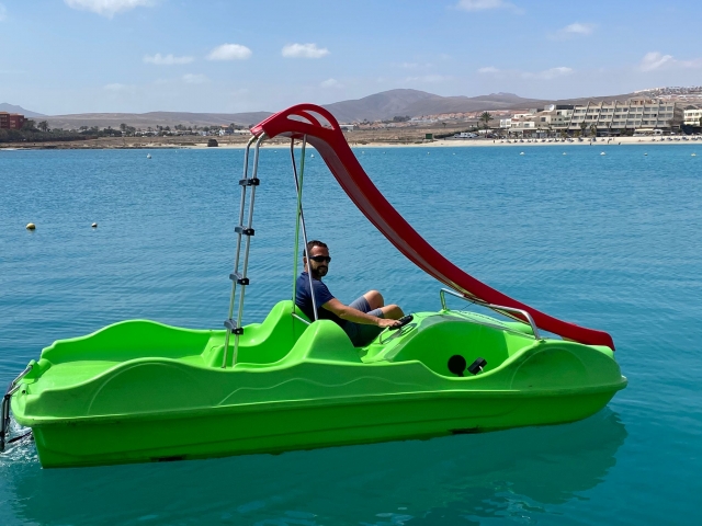A bordo del hidropedal