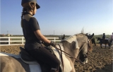 Clase equitación individual San Miguel del Camino