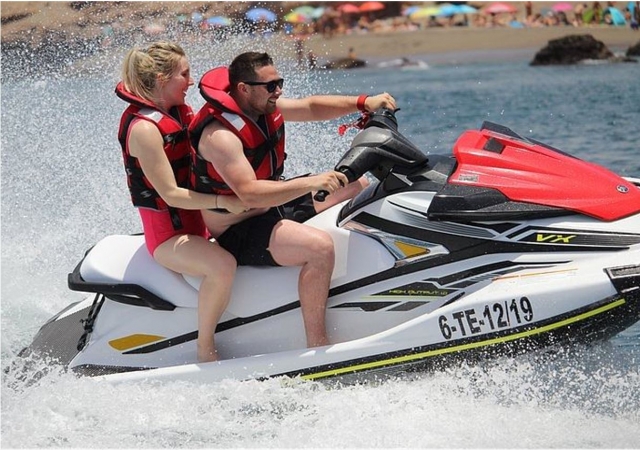 Route in Jet Ski Biplaza nach Pelada Mountain, 2h