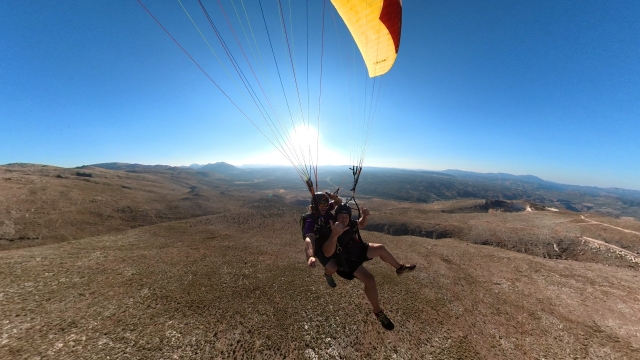 Volar en parapente en Andalucía