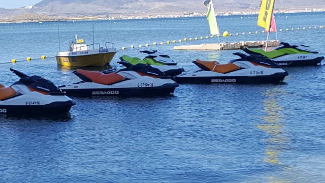 Moto de agua sin licencia La Manga del Mar Menor