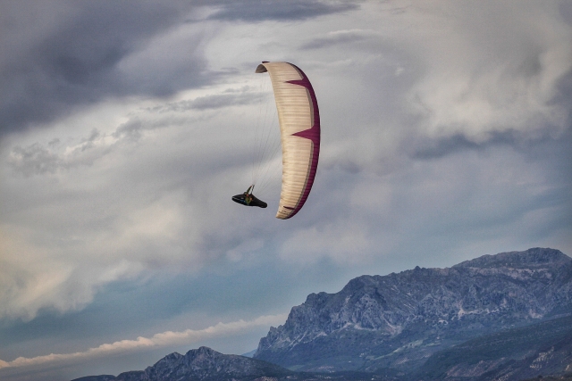  Fliegen im Zweisitzer-Gleitschirm Málaga 