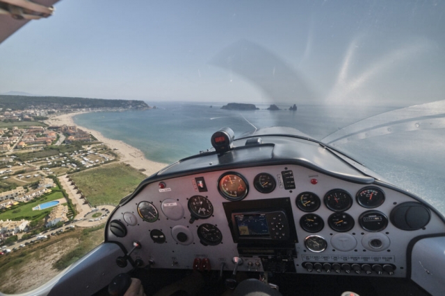  Plane over the Costa Brava 