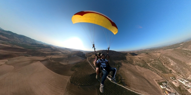  Gleitschirmflug mit Video Málaga 