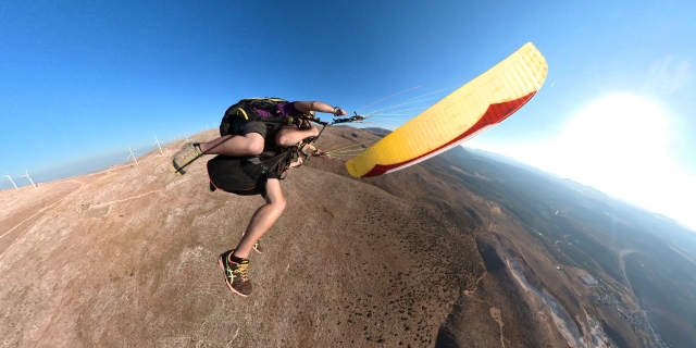  Gleitschirmflug mit Video Teba 
