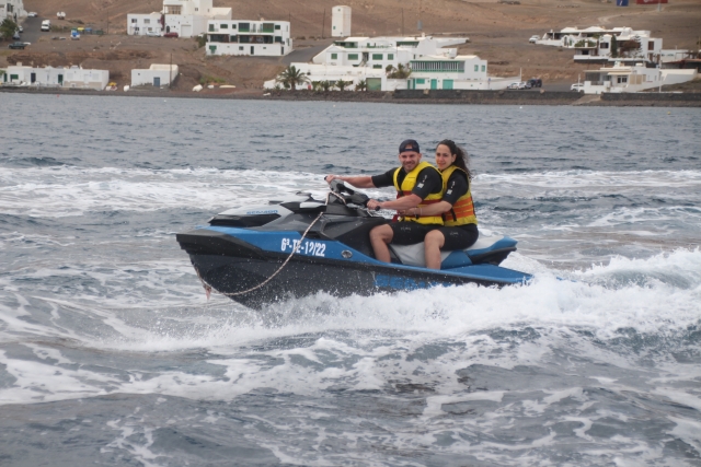  Piloter un jet ski à Lanzarote 
