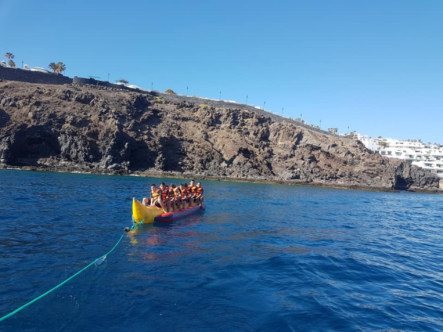 Banana boat en Lanzarote