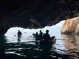 Ruta en kayak + snorkel en Maro-Cerro Gordo, 2h30m