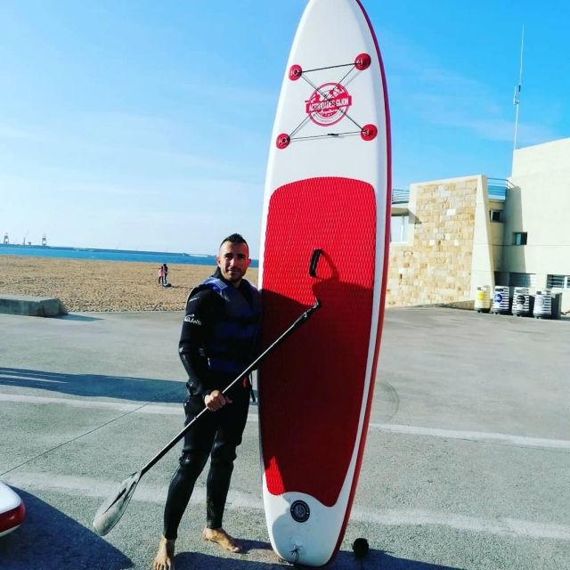  Paddle surf session in Playa de Poniente 