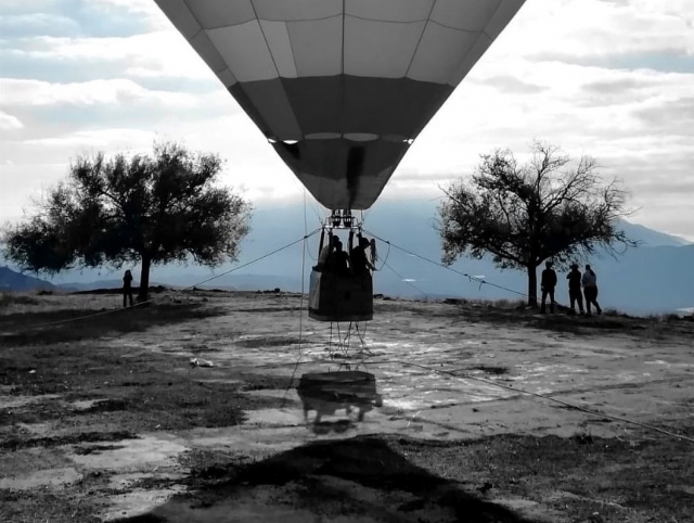  Decollo della mongolfiera