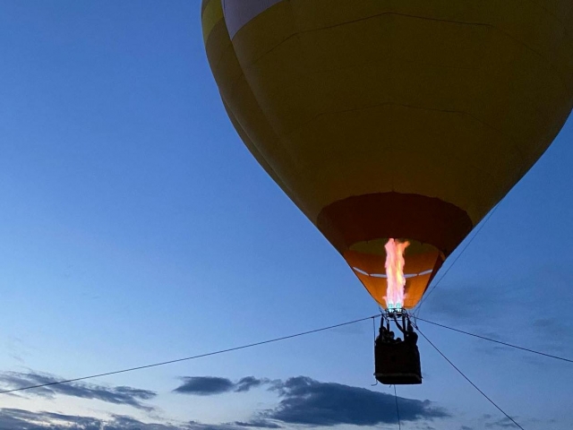  Der Ballon steigt auf 