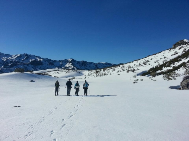  Itinéraire en raquettes de niveau initiation Asturies 