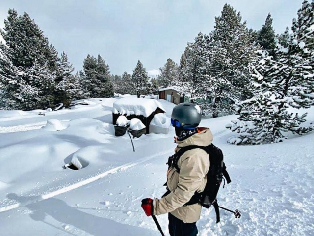  欣赏安道尔的雪景 