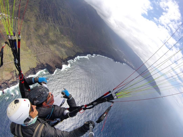  Vistas panorâmicas do parapente 