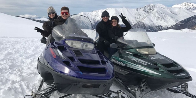  Snowmobile in Vielha 