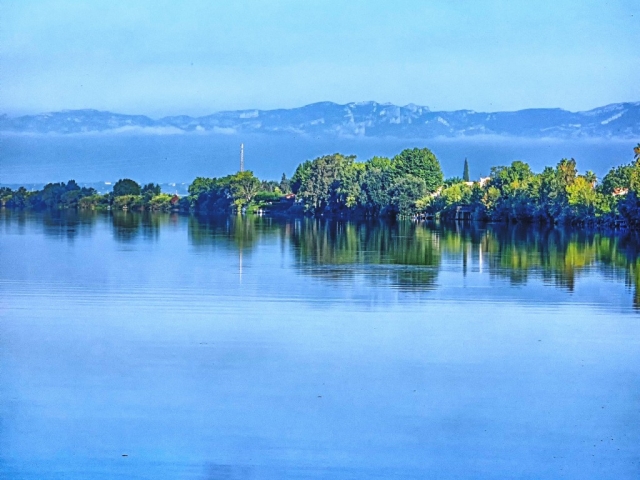 El rio Ebro en Tarragona