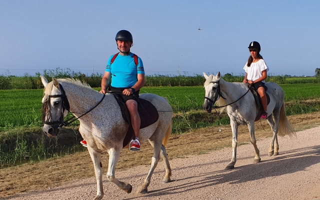  Com os cavalos em Deltebre