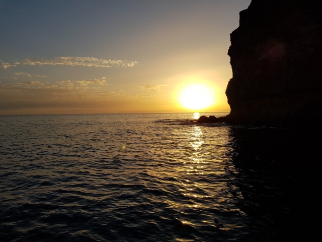 Sonnenuntergang im Süden von Gran Canaria 