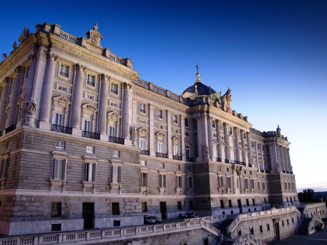  Retro del Palazzo Reale di Madrid 