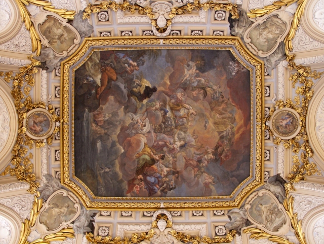  Dipinto sul soffitto del Palazzo Reale di Madrid