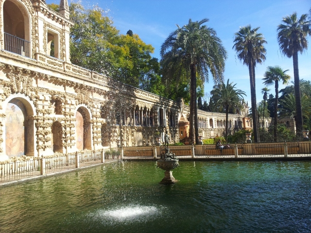  Les jardins de l'Alcazar de Séville 