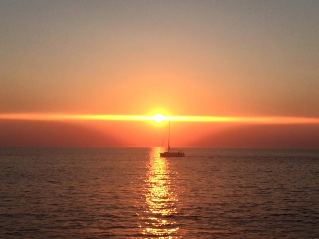 Puesta de sol en Ibiza