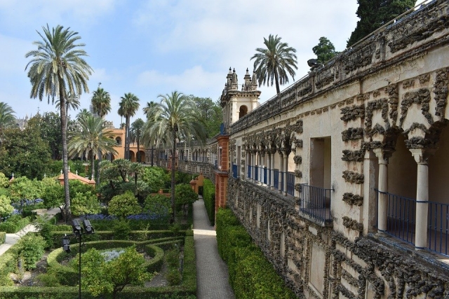  Jardin del Real Alcázar von Sevilla 