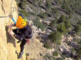 Vía ferrata de Xorret de Catí nivel K3, 4 horas