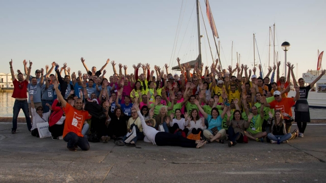  Participantes da gincana em Málaga 
