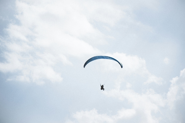  Jumping on a paramotor in Seville