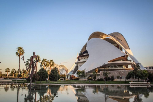 El palacio de las Artes