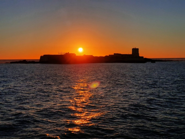 puesta de sol